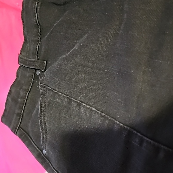 WONDER NATION  WOMEN'S  BLACK  DENIM SKIRT  XXL ( 18 ) . - Picture 5 of 9